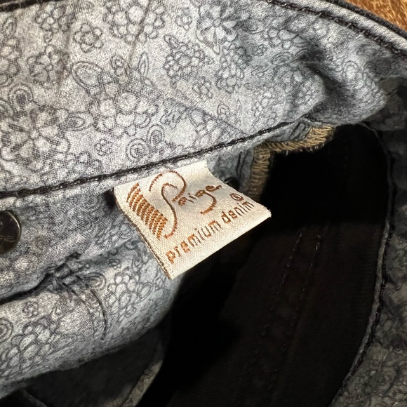 Paige lowrise flare laurel canyon black jeans - Picture 13 of 14